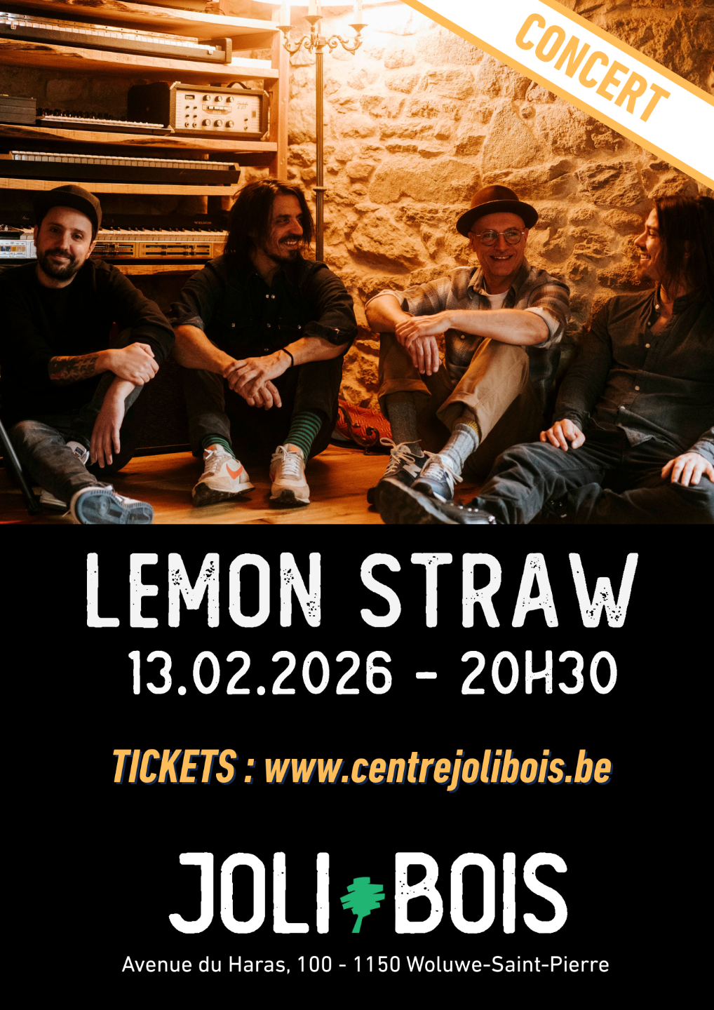 Concert Lemon Straw