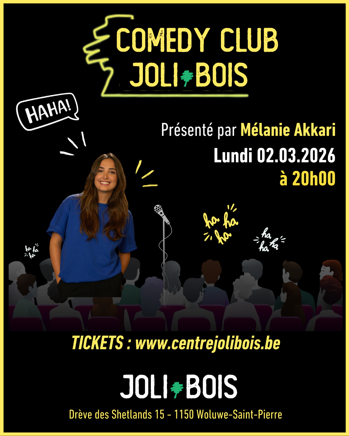 Comedy Club présenté par Mélanie Akkari