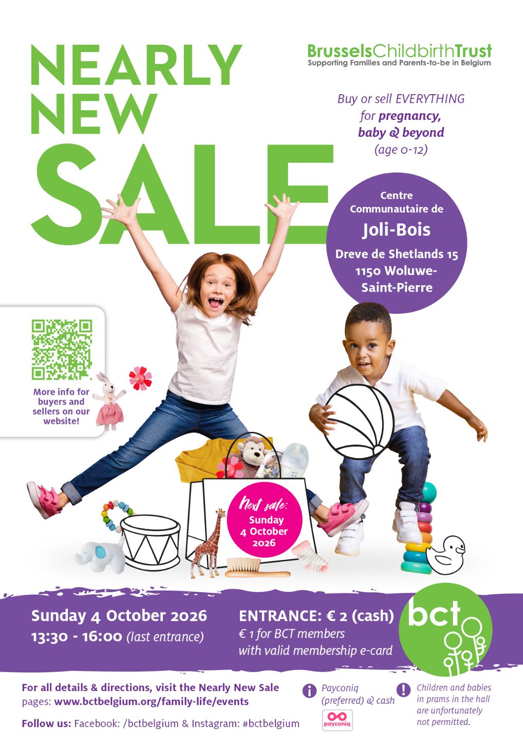 Vente de seconde main Brussels Childbirth Trust